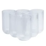 Набір склянок для напоїв скляні прозорі 6 штук (HP538)