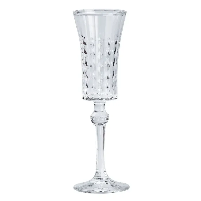 Бокал для шампанского высокий стеклянный прозрачный (HP4156) - изображение 2