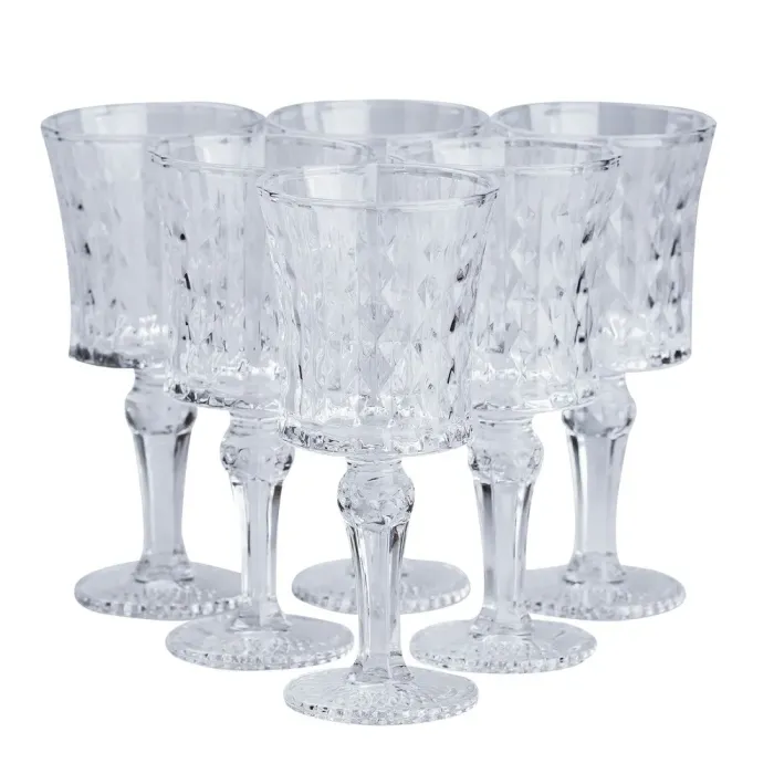 Бокал для вина стеклянный прозрачный (HP4159) - изображение 1