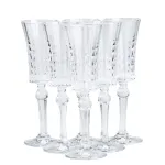 Набір Келихів для вина скляний прозорий (HP51A)