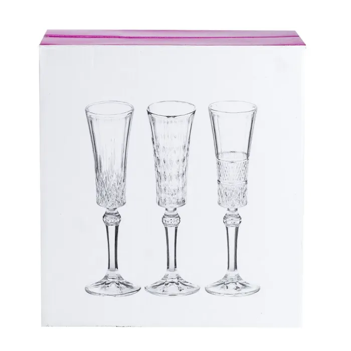 Бокал для вина стеклянный прозрачный (HP51A) - изображение 5