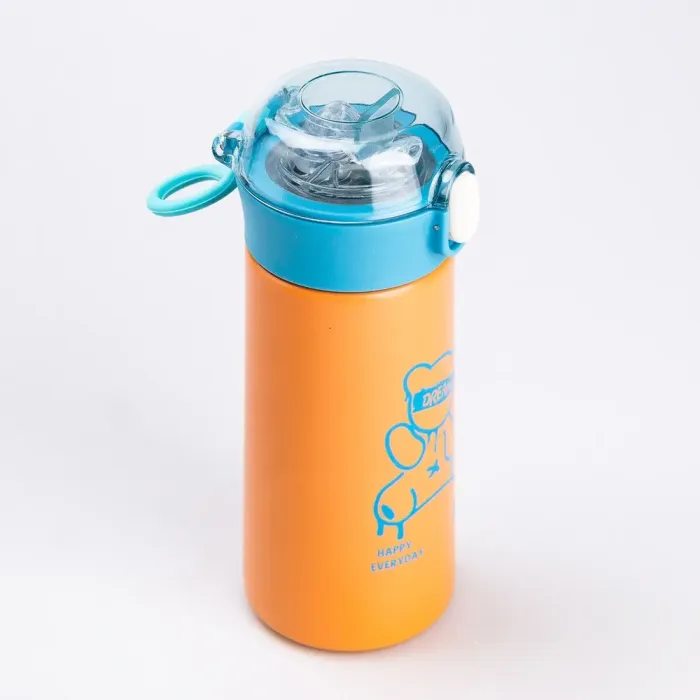 Термос 380 мл с поильником металлический для чая YoU Cup Dreams Оранжевый чашка термос (HP28494) - изображение 1