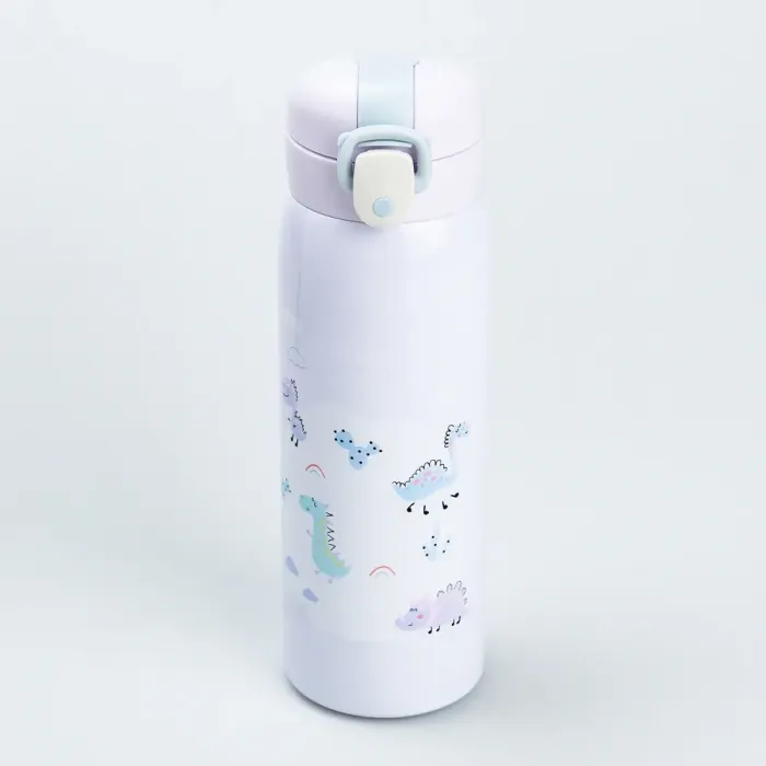 Детский термос с поильником металлический Dinosaurs чашка термос (HP28492) - изображение 1