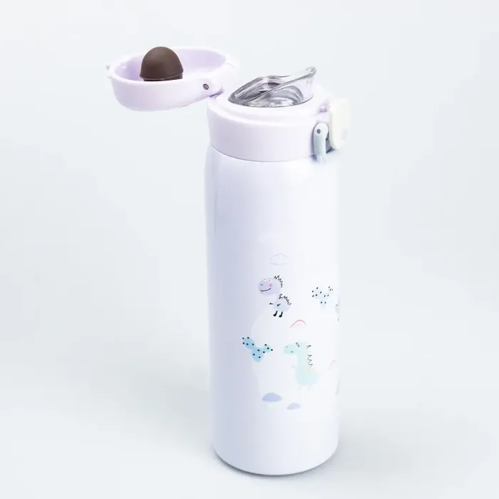 Детский термос с поильником металлический Dinosaurs чашка термос (HP28492) - изображение 2