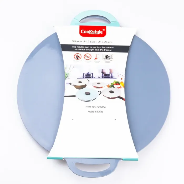 Многоразовая силиконовая крышка для кастрюлы с ручками 24 х 20.4 см (HP34540S) - изображение 6