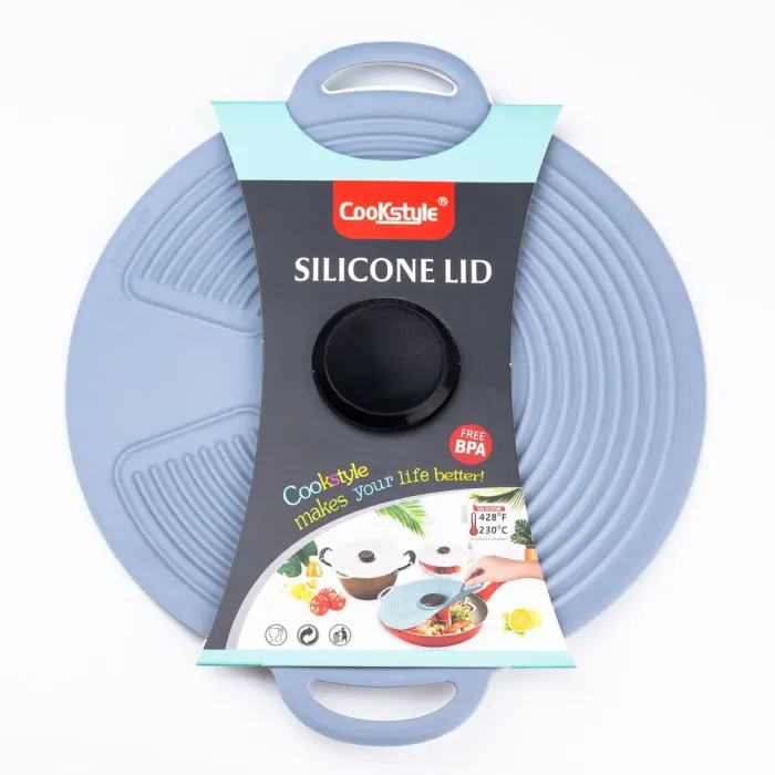 Многоразовая силиконовая крышка для кастрюлы с ручками 24 х 20.4 см (HP34540S) - изображение 5