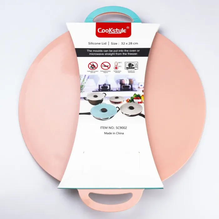 Многоразовая силиконовая крышка для кастрюлы с ручками 32 х 28 см (HP34541L) - изображение 6