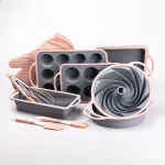 Силиконовый набор форм для выпечки с антипригарным покрытием с кухонными принадлежностями и прихваткой 11 шт. (HP34542)