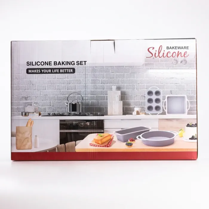 Силиконовый набор форм для выпечки с антипригарным покрытием с кухонными принадлежностями и прихваткой 11 шт. (HP34542) - изображение 10