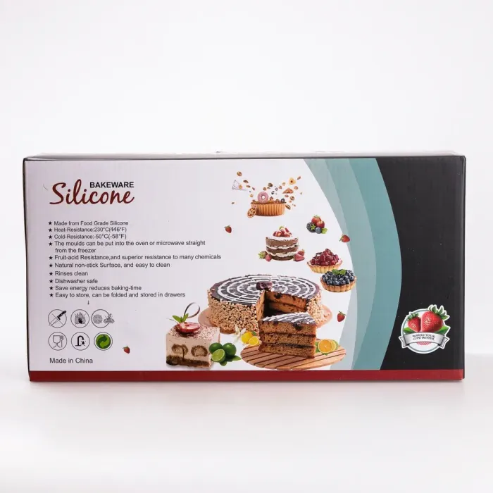 Силиконовый набор форм для выпечки с антипригарным покрытием с кухонными принадлежностями и прихваткой 8 шт. (HP34543) - изображение 8