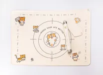 Силиконовый коврик со скалкой для раскатки прямоугольного теста с разметкой (HP34547T)