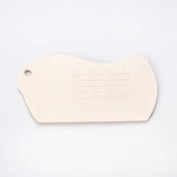 Силиконовый коврик со скалкой для раскатки прямоугольного теста с разметкой Бежевый (HP34547W) - изображение 5