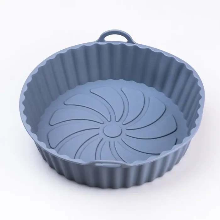 Форма для выпечки силиконовая 5х20 см круглая кондитерская 1 литр Серая (HP34548G) - изображение 2