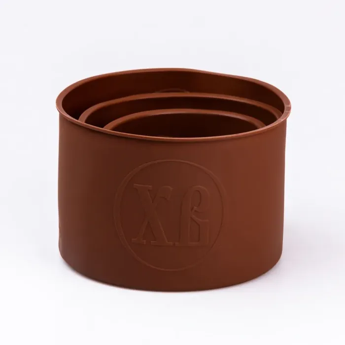 Форма силиконовая для выпечки кулича круглая кулича набор 3 штуки 1.57 • 1.08 • 0.89 литра (HP35556) - изображение 2