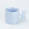 Чашка с ручкой в виде керамическая бантика 350 мл Голубая (HP7185BL)