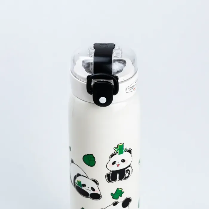 Термос с поильником нержавеющая сталь Panda 450мл термос металлический (HP28488) - изображение 3