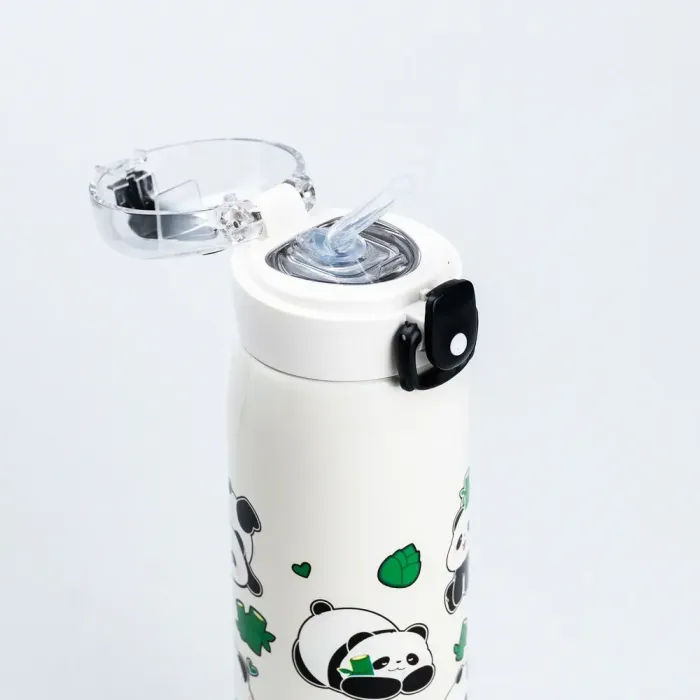 Термос с поильником нержавеющая сталь Panda 450мл термос металлический (HP28488) - изображение 2