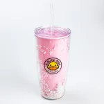 Багаторазова склянка з трубочкою G.Duck Cup Spray рожевий (HP18313P)