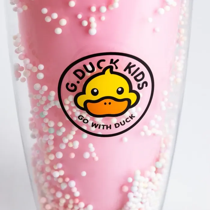 Багаторазова склянка з трубочкою G.Duck Cup Spray рожевий (HP18313P) - зображення 2