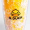 Многоразовый стакан с трубочкой G.Duck Cup Spray желтый (HP18313O)