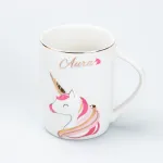 Чашка керамічна з малюнком єдинорога 400 мл Aura (HP7187P)