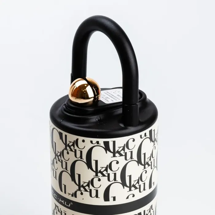 Дорожній термос із ручкою CCKU сірий термос металевий (HP45605G) - зображення 2