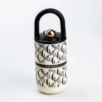 Дорожній термос із ручкою CCKU сірий термос металевий (HP45605G)