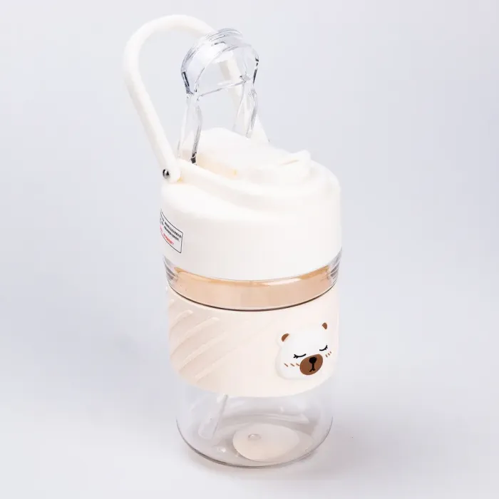 Бутылка для воды многоразовая 450мл белая бутылочка для воды (HP28486W) - изображение 2