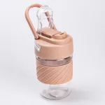 Бутылка для воды 450мл многоразовая коричневая бутылочка для воды (HP28486BR)