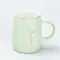 Чашка керамическая для чая и кофе 400 мл Love Зеленая (HP7188GR)