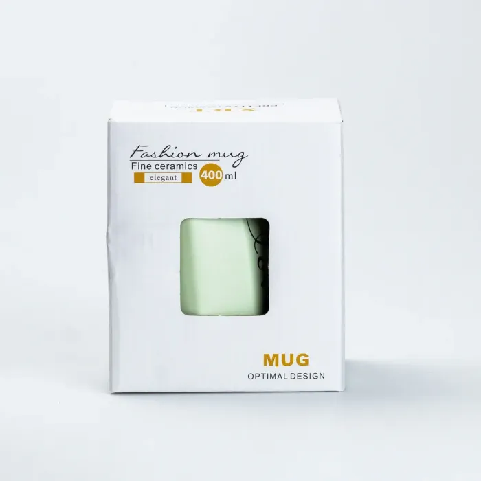 Чашка керамическая для чая и кофе 400 мл Love Зеленая (HP7188GR) - изображение 3