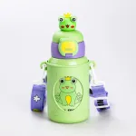 Дитячий термос з напувалкою Friends 450мл зелений термос сталевий термос нержавійка (HP18308GR)