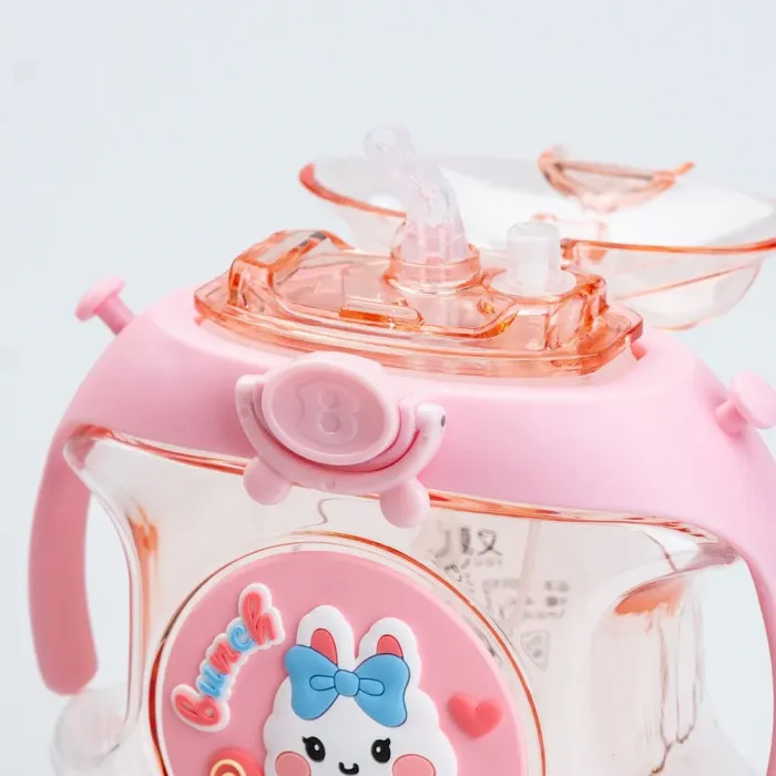 Детская бутылка для воды Doughn Spray Cup розовая бутылочка для воды (HP28485P) - изображение 6