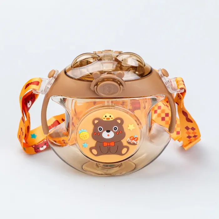 Детская бутылка для воды Doughn Spray Cup коричневая бутылочка для воды (HP28485BR) - изображение 1