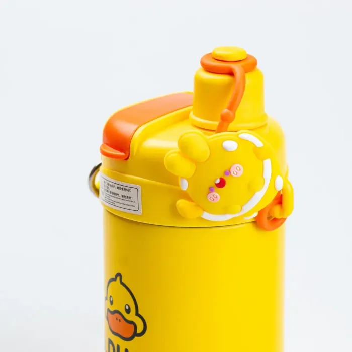 Термос дитячий з поильником з трубочкою G.Duck Cup Spray 460мл жовтий (HP18309Y) - зображення 5