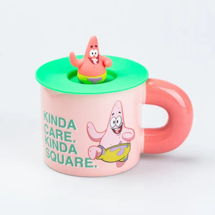 Чашка керамическая с крышкой "Патрик Стар" 400 мл Patrick Star (HP7216patrik) - изображение 1