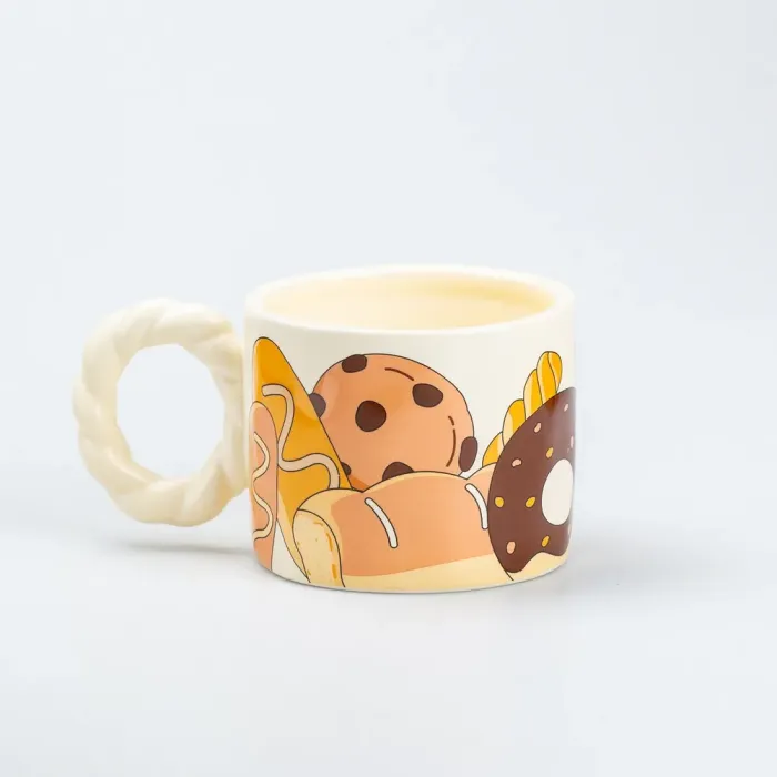 Керамическая чашка 350 мл с крышкой "Кот" кружка универсальная (HP7186CAT) - изображение 3