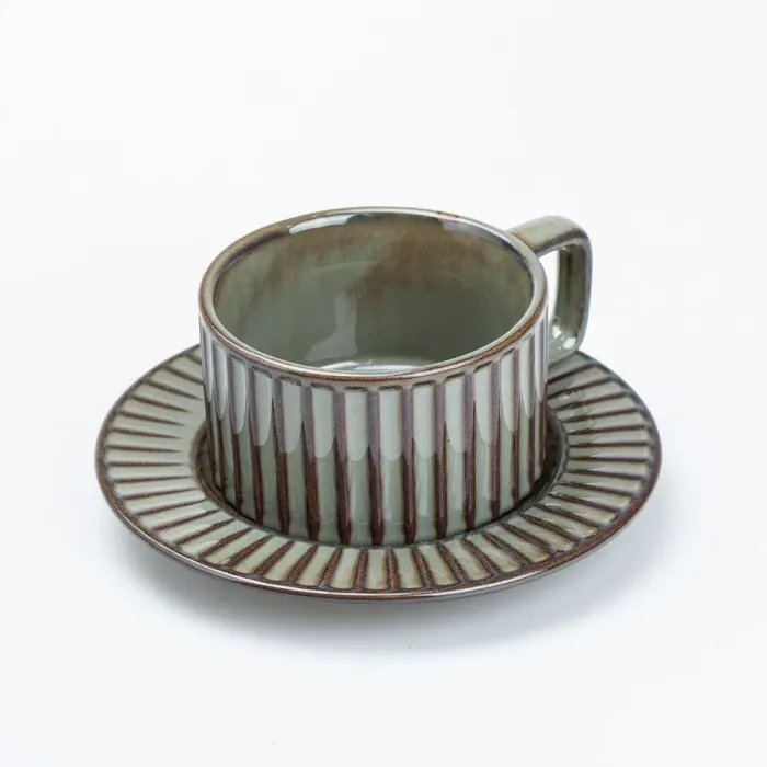 Чашка с блюдцем 250 мл керамическая Графит (HP7210graphite) - изображение 3