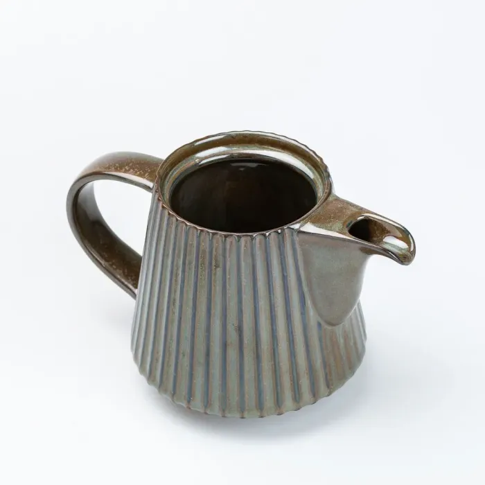 Чайник для заварювання 850 мл керамічний з бамбуковою кришкою Зелений (HP7211GR) - зображення 2