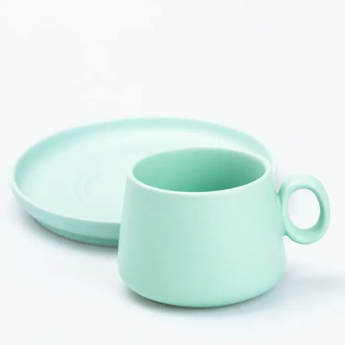 Чашка с блюдцем керамическая 300 мл (HP7209TU) - изображение 3