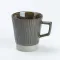 Чашка керамическая для чая и кофе 300 мл в стиле ретро. (HP7208graphite)