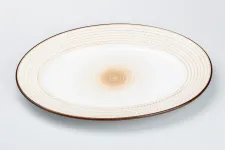 Тарілка плоска кругла керамічна 13 см тарілка обідня (HP23389)