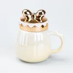 Чашка 500 мл з кришкою "Бант" керамічна (HP7194Y)
