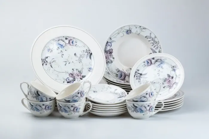 Столовий сервіз тарілок 30 предметів круглі тарілки Dinner Set сервіз столовий (HP23419) - зображення 1