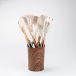 Набір кухонного приладдя з підставкою Silicone Utensils Set набір приладів для кухні (HP27475)