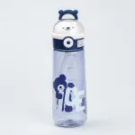 Пляшка для води 620 мл з трубочкою багаторазова Синя (HP17300BL)