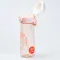 Бутылка для воды 620 мл с трубочкой многоразовая Розовая (HP17300P)