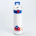 Термос дитячий 500 мл з напувалкою трубочкою "Ведмідь" Синій (HP17306B)