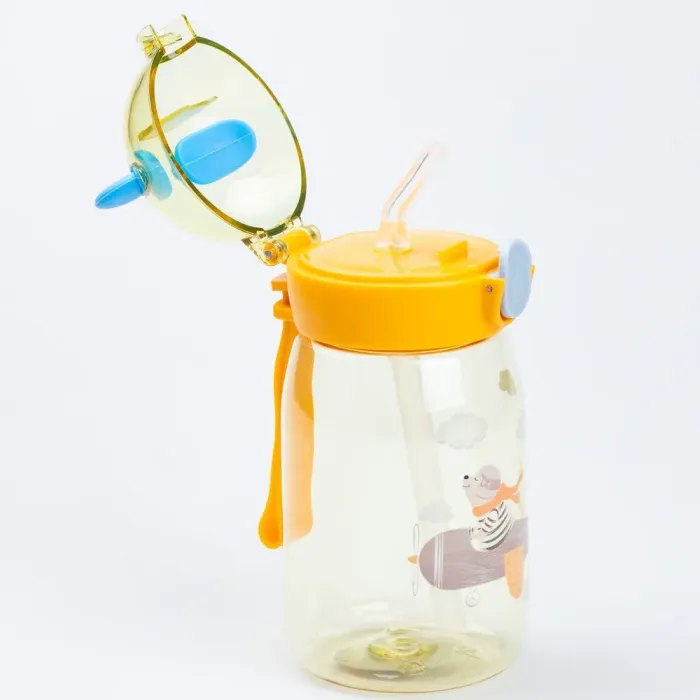 Детская бутылка для воды с трубочкой 500 мл. - изображение 2