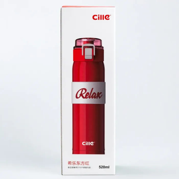 Термос с поилкой с металлической колбой 520 мл с крышкой. - изображение 4